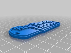hey honey clothes keychains customized 3d print model - Mito3D