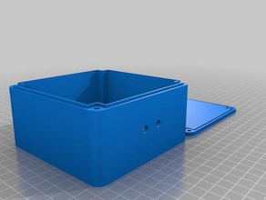 il mio personalizzato di tutto, scatola impermeabile 111x111x50 mm l'elettronica su misura 3d print model - Mito3D