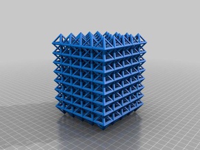 200 interseção octahedrons arte da matemática krisp3d octaedro 3d print model - Mito3D
