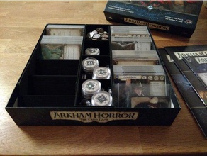 arkham horror lcg box inserts toy & game accessories boardgame board insert cardgame 3d print model - Mito3D
