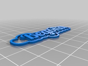 bego a3 keychains customized 3d print model - Mito3D
