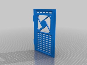 am8 electronics case - fan enclosure lid 3d printer parts 3d print model - Mito3D