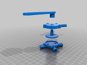 my customized automated diverter valve outdoor & garden 3d print model - Mito3D