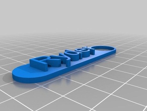 ryder name tag keychains customized 3d print model - Mito3D
