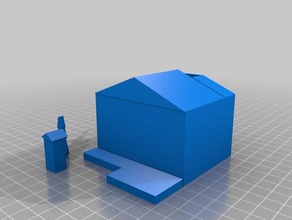 maison les articles ménagers la construction 3d print model - Mito3D