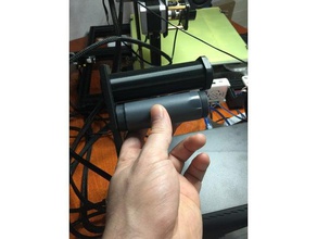 grandes tubo de carrete creality cr-10 Impresora 3d las piezas filamento soporte bobina 3d print model - Mito3D