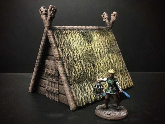 viking cabaña de 28mm escala heroica juegos y juguetes 28mmscale la arquitectura boardgame mesa edificio no molestar mazmorra las mazmorras dungeons dragons fantasía frostgrave juego los azar casa medieval en miniatura miniaturas mordheim opentactics pathfinder el roles rpg saga esparcir terreno tablero vikingos wargame wargames wargaming warhammer fantasy caminante 3D print model - Mito3D