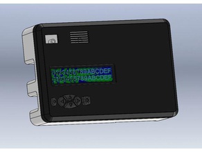 arduino uno lcd keypad shield battery 18650 buzzer diy case lcdkeypadshield 3d print model - Mito3D