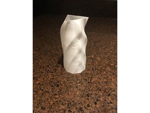 polyshift vaso sculture fresco di fiori twisted il i vasi modalità 3d print model - Mito3D