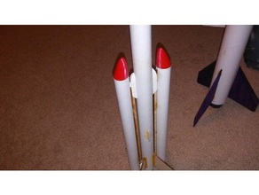ariane-5-Stil nosecones apogee booster rocket kit hobby Modell-Raketen Nase 3d print model - Mito3D
