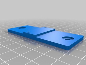 fsr montaje en placa kossel 25000 vértices Impresora 3d accesorios monte 3d print model - Mito3D