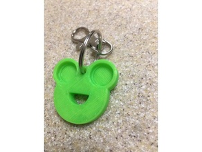 frog keychain accessories 3d print model - Mito3D