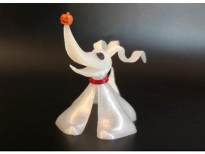 zero - nightmare before christmas animals dog ghost halloween pumpkin tim burton 3d print model - Mito3D