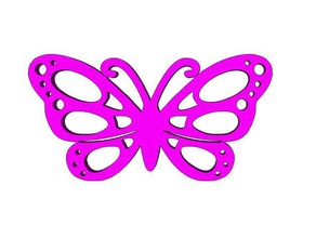 farfalla 66 art il bug insetto wslab 3d print model - Mito3D