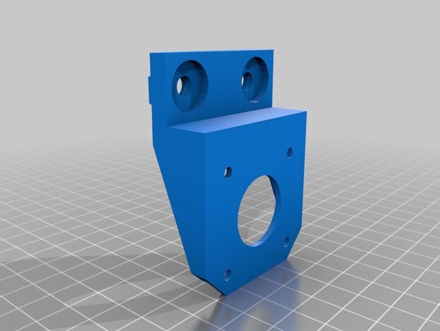 titan bowden adaptateur Imprimante 3d extrudeuses mont d-bot e3d e3d-titan de l'extrudeuse v-sot 3D print model - Mito3D