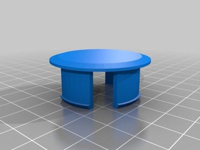 my customized cap hole replacement parts 3d print model - Mito3D