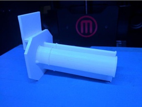replicator 2 - hatchbox spool-Halter mit kleinem Durchmesser 3d-drucken 3d print model - Mito3D