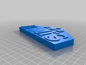 pizza bolis logotipo A impressão 3d 3d print model - Mito3D