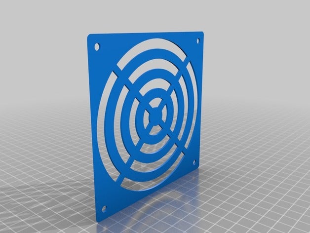 120mm fan kapağıstl elektronik 3D print model - Mito3D