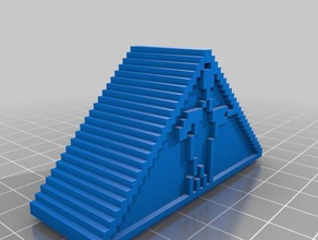minecraft greek temple removable roof sculptures arcitecture historical 3d print model - Mito3D