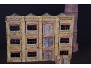 ripper's london - modular factory buildings & structures 28mm historical ripper steampunk victorian wargame wargaming 3d print model - Mito3D