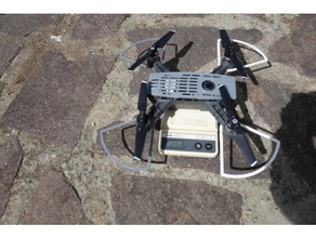 dji Funke oberen Abdeckung r c Fahrzeuge cappottina Funken spark-Drohne 3d print model - Mito3D