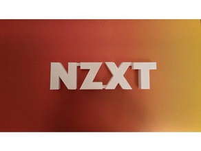 nzxt-logo Schilder & logos nzxt 3d print model - Mito3D