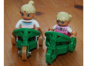 duplo vélo tricycle jouets & accessoires de jeux 3d print model - Mito3D