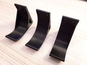 longboard skateboard wall mount 3d printing holder 3d print model - Mito3D