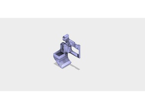 ender2 einzigen Gebläse Kühlkanal 3d-Drucker Teile creality hictop partsblower 3d print model - Mito3D