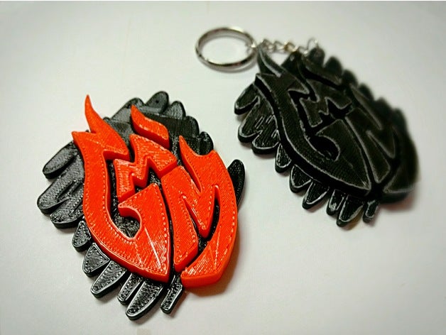 snap-fit good mythical morning logo gmm coins & badges 3D print model - Mito3D