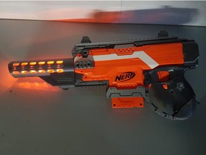 nerf barrel rail lighted sport & outdoors nerf nerfbarrel nerfgun nerf blaster nerf gun nerf mod nerf stryfe nerf weapon