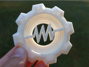my maker coin coins & badges badge maker-coin makerscoin 3d print model - Mito3D