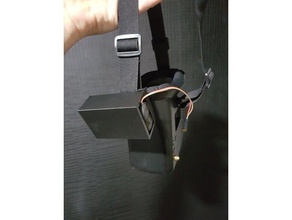 2s lipo pack vr008 outros gadgets suporte da bateria fpv fpvracing vr óculos de proteção 3d print model - Mito3D