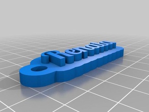 renata Anahtarlık özelleştirilmiş 3d print model - Mito3D