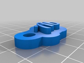 ab i portachiavi su misura 3d print model - Mito3D