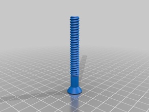 replacement-toilet-bolt parts customized 3d print model - Mito3D