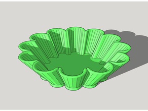 la décoration de bol décor bols fleurs fruits 3d print model - Mito3D