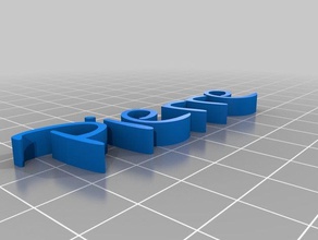 my customized text3 3d print model - Mito3D