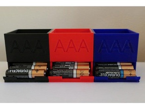 aaa battery holder electronics 3d print model - Mito3D