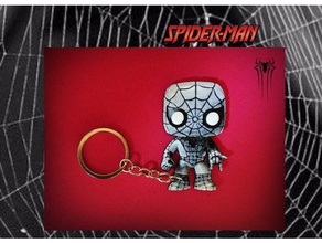 llavero spiderman Mode 3dlito ara comic cool dibujo3d hombre imagen keychain Mann die Erleichterung entlasten spider 3d print model - Mito3D