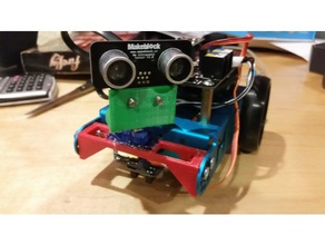 makeblock servo mount m4 screws robotics 3d print model - Mito3D