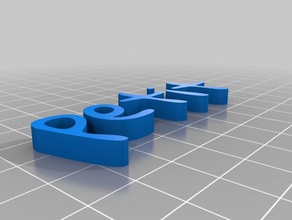 my customized text1 3d print model - Mito3D