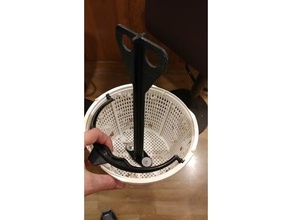 pool skimmer basket handle household swiming swimming 3d print model - Mito3D