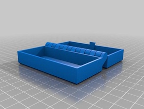 my customized hinged box latch remix containers 3d print model - Mito3D
