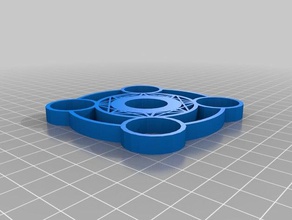 orbital fidget spinner finger caps stand toys & games 3d print model - Mito3D