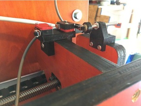 gatton cnc x axis limit switch brackets 3d printer parts 3d print model - Mito3D