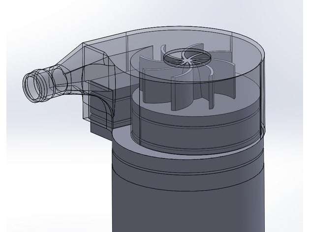 cim moteur centrifuge pompe à eau la robotique L'impression 3d de d'abord première frc first 2230 comité d'examen jeux d'eau pour enfants jeu l'eau tuyau d'arrosage le puissance puissant puissante solidworks 3D print model - Mito3D