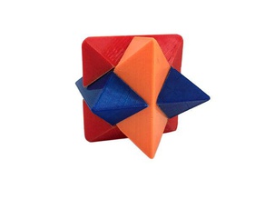 download 3d printed star puzzle puzzles printer printing awesome beautiful cool design easy print fun toy 3d print model - Mito3D