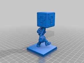 mario punching block 3d printing question 3d print model - Mito3D